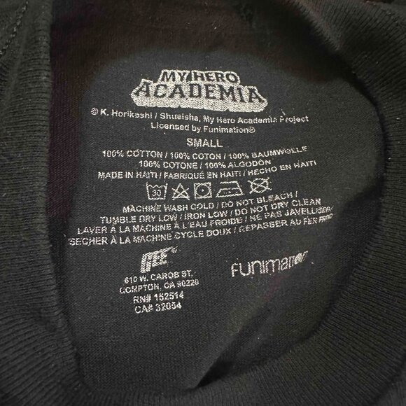 My Hero Academia All Might Plus Ultra I Am Here Men's Black T Shirt Size Small - Picture 2 of 3